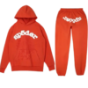 Sp5der Brand Orange Athletic Tracksuit