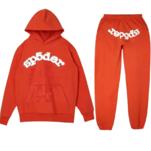 Sp5der Brand Orange Athletic Tracksuit