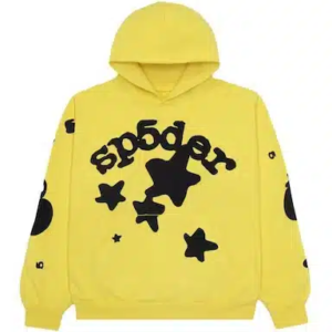 Sp5der Brand Yellow Star man Hoodie