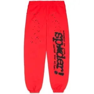 Sp5der Brand Red Unisex Sweatpant