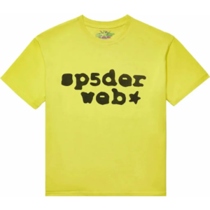 Sp5der Brand Yellow-Black T-Shirt